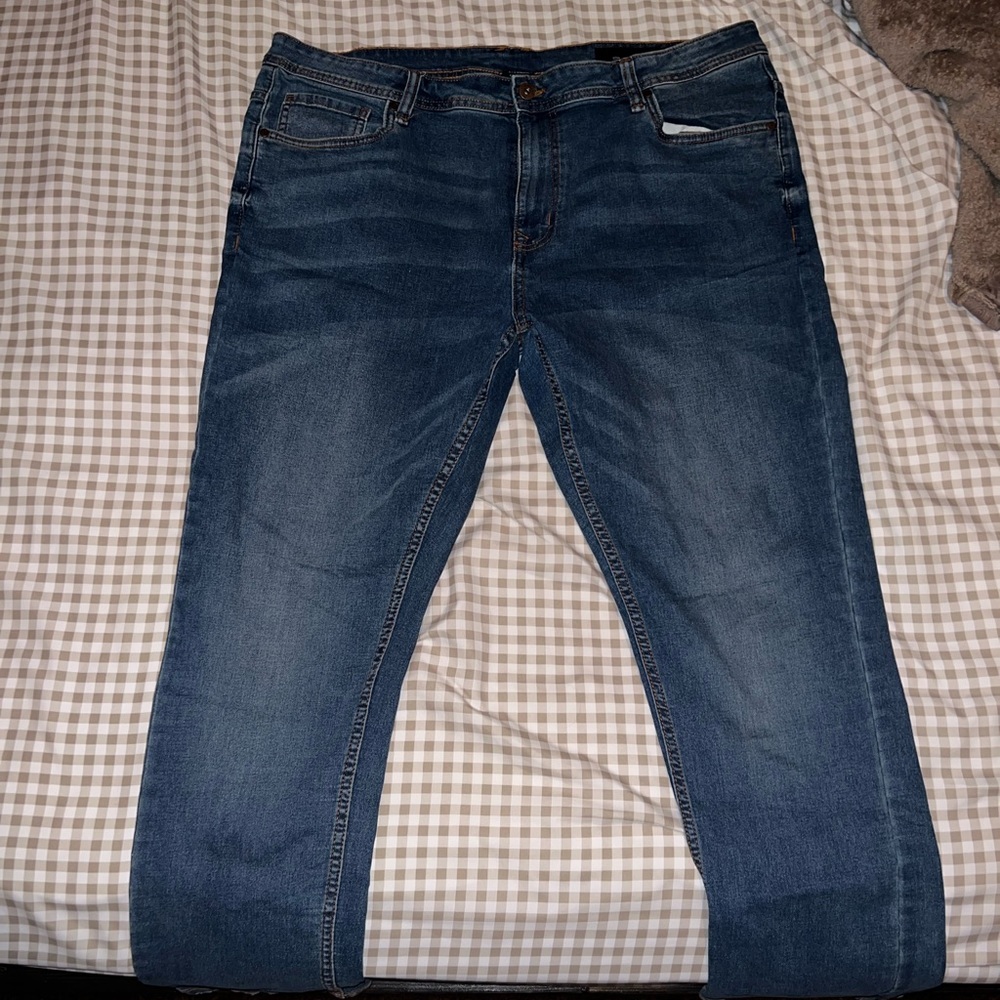 The Perfect Jean brand Stretchy Slim Fit Jeans “Admiral” Blue Jeans 40/30